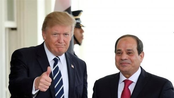 الرئيس السيسي والرئيس الأمريكي المنتخب ترامب