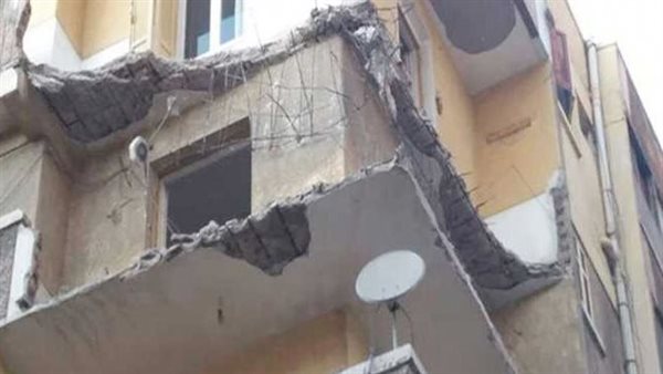 انهيار بلكونة في الإسكندرية - أرشيفية