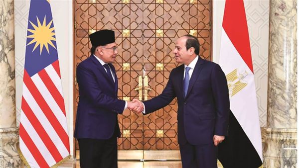 السيسي ورئيس وزراء ماليزيا