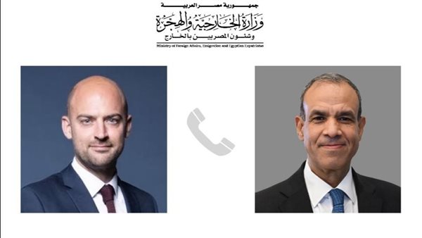وزير الخارجية ونظيره الفرنسي