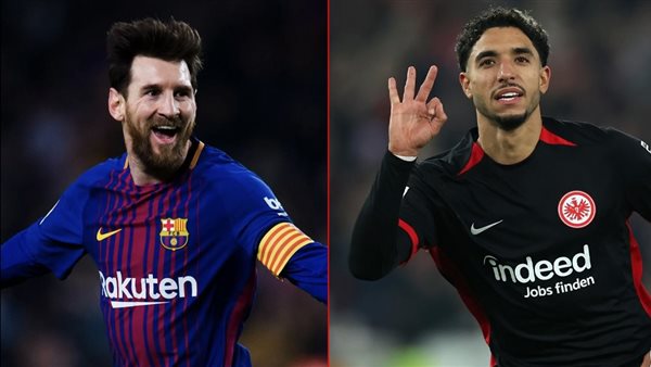 عمر مرموش وليونيل ميسي