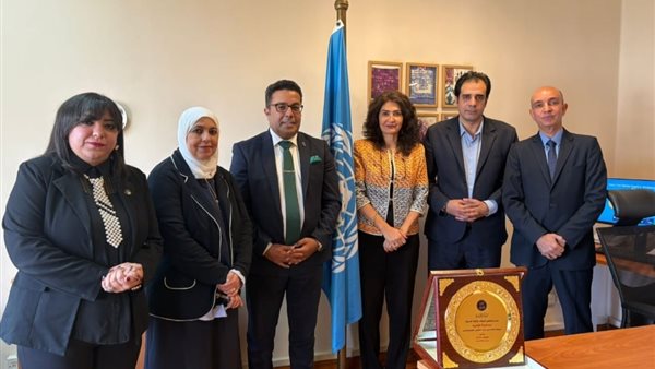 زيارة وفد كتلة الحوار لرئيسة مكتب بالأونروا بالقاهرة