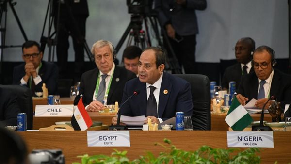 كلمة الرئيس السيسي في قمة العشرين بالبرازيل