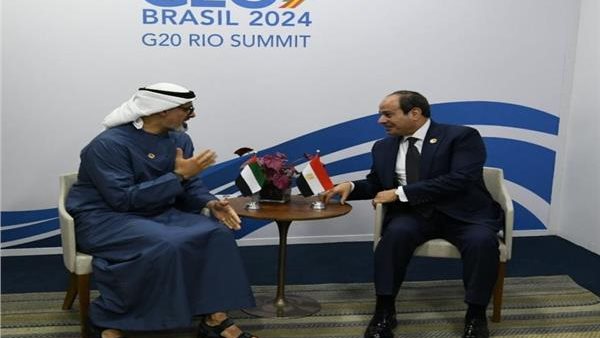 الرئيس السيسي وولي عهد أبوظبي