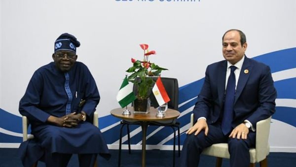 الرئيس السيسي ونظيره النيجيري