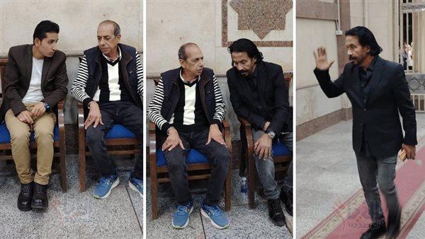 محمد الصاوي ومجدي فكري في عزاء عادل الفار