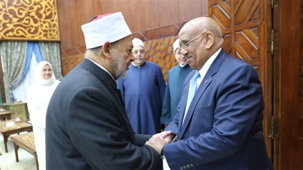 شيخ الأزهر مع رئيس النواب الجيبوتي