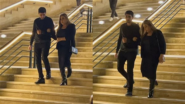 زوجة مصطفى قمر ونجله