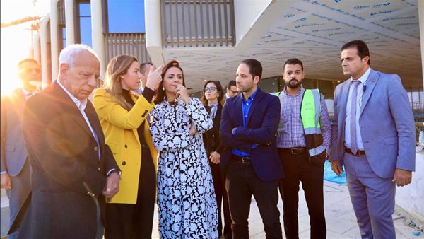 وزيرة التضامن تتفقد أعمال إنشاء مركز مجدي يعقوب العالمي
