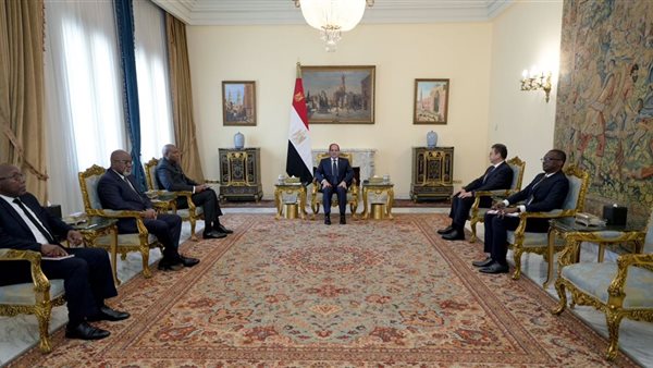 لقاء الرئيس السيسي بالمستشار الخاص للرئيس الكونغولي
