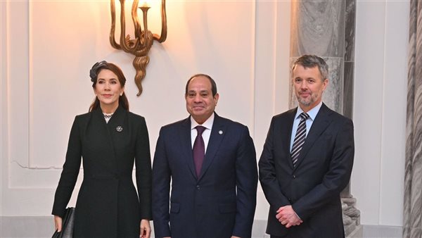 الرئيس عبدالفتاح السيسي وملك الدنمارك