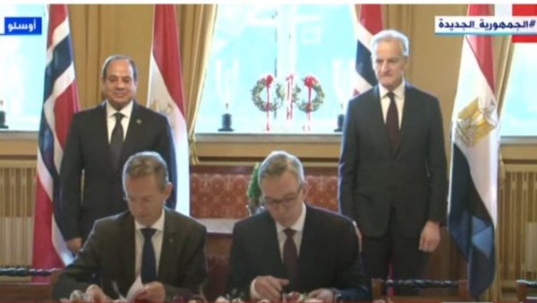 السيسي في النرويج يشهد توقيع عدد من الاتفاقيات