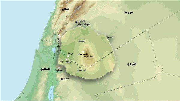 أين يقع جبل الشيخ على الخريطة