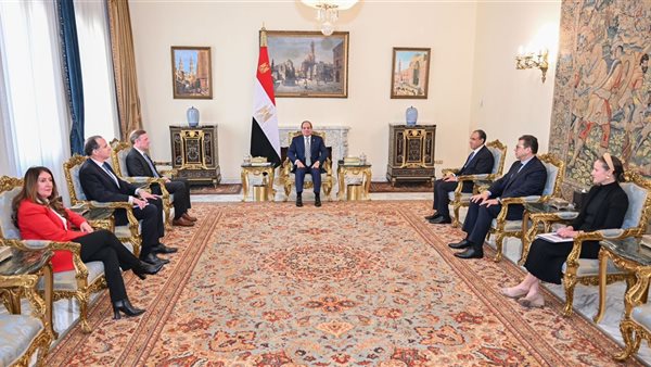 لقاء الرئيس السيسي مع مستشار الأمن القومي الأمريكي