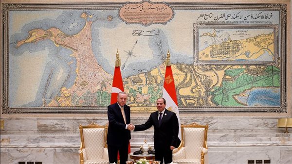 خريطة الإسكندرية خلف السيسي وأردوغان