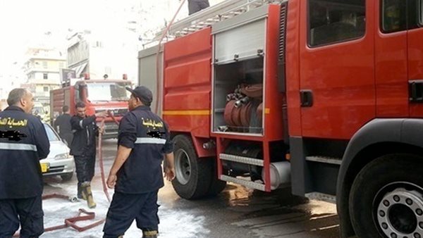 حريق شقة أكتوبر اليوم