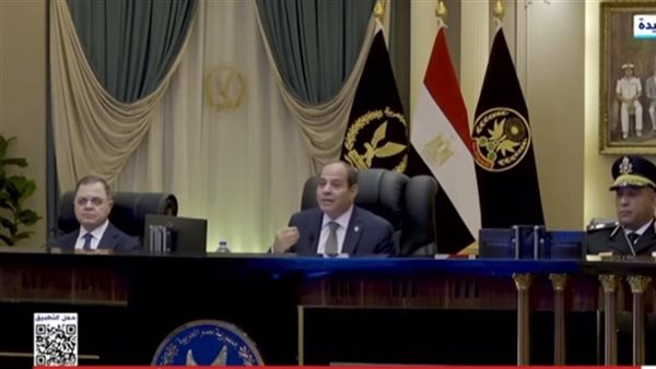 زيارة الرئيس السيسي لاكاديمية الشرطة