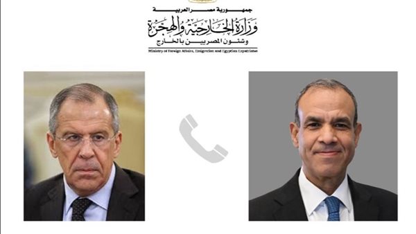وزير الخارجية ونظيره الروسي
