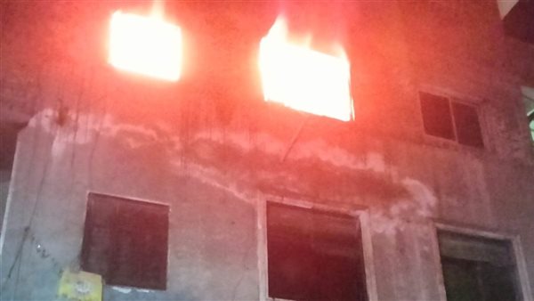 حريق شقة إمبابة اليوم