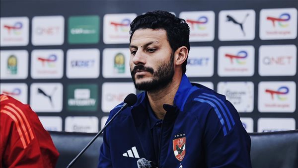 محمد الشناوي خلال المؤتمر الصحفي