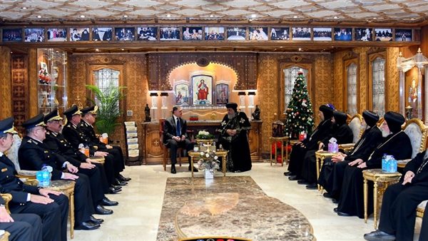 زيارة وزير الداخلية للبابا تواضروس الثاني