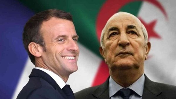 الرئيس الجزائري ونظيره الفرنسي ماكرون