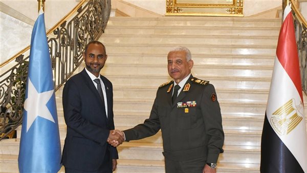 لقاء وزير الدفاع مع نظيره الصومالي 