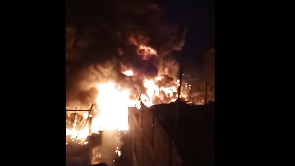 حريق منشية ناصر اليوم