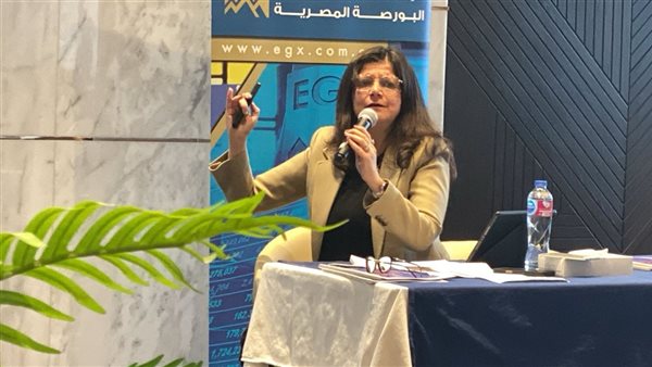 هبة الله عمر الصيرفي نائب رئيس البورصة المصرية