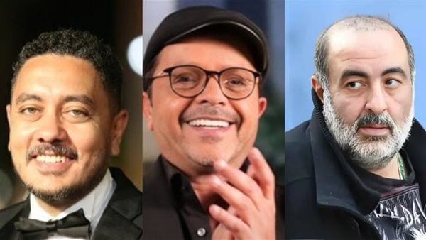 سامح عبد العزيز ومحمد هنيدي ووائل فرج