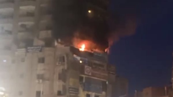 حريق شقة مصر القديمة اليوم 