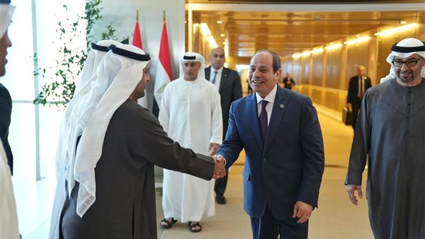 زيارة السيسي للامارات اليوم