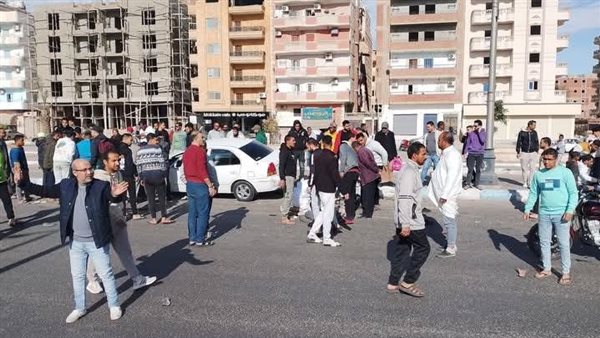 حادث طريق السويس اليوم