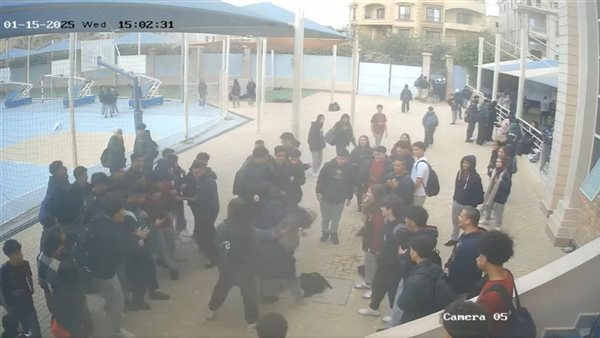 خناقة مدرسة اكتوبر اليوم 
