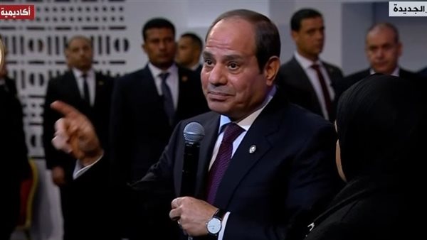 الرئيس السيسي في احتفالية عيد الشرطة 2025