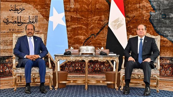 الرئيس السيسي ونظيره الصومالي