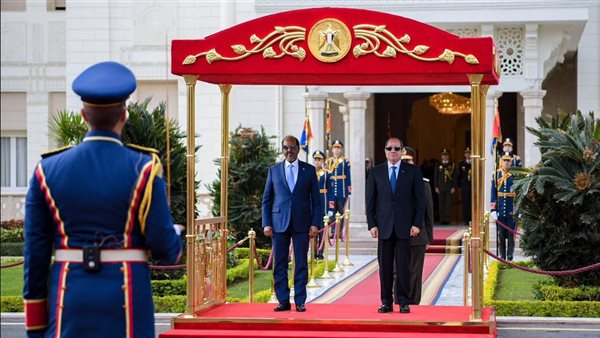 الرئيس عبد الفتاح السيسي، ونظيره الصومالي