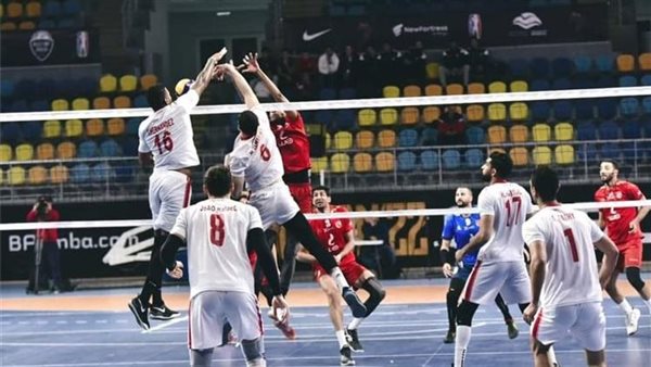 الأهلي والزمالك كرة طائرة