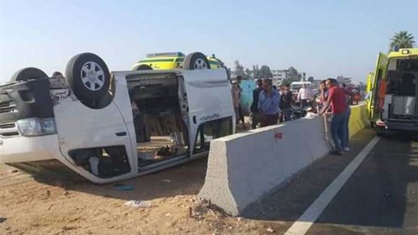 حادث ميكروباص أسيوط اليوم