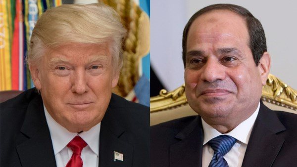 مصدر مسؤول ينفي صحة إجراء اتصال هاتفي بين السيسي وترامب