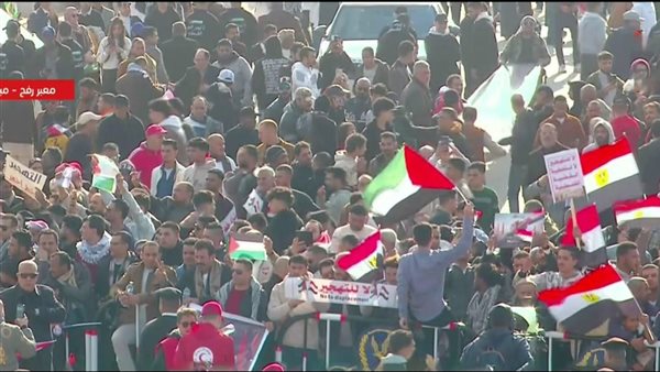 دعم الشعب المصري للفلسطينين