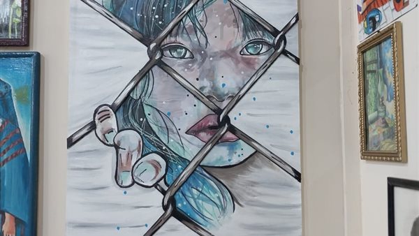 معرض الكتاب 2025 لوحة نظرة الأمل بين  الحاضر والماضي