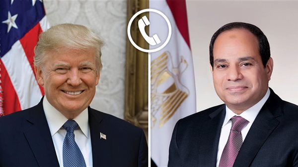 الرئيس السيسي ونظيره الأمريكي ترامب