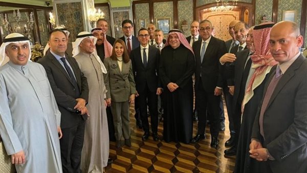 وفد مجلس التعاون الاقتصادي المصري الكويتي