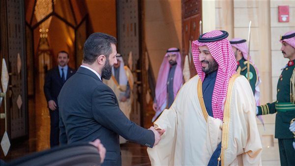 احمد الشرع مع محمد بن سلمان