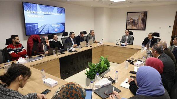 اجتماع لمتابعة تطوير الموقع الرسمي لوزارة الصحة
