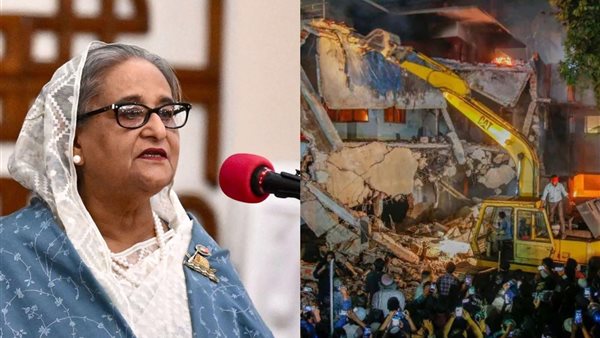 حرق منزل رئيسة وزراء بنجلاديش السابقة