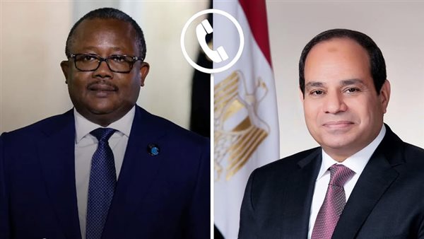 اتصال هاتفي بين الرئيس السيسي ورئيس غينيا بيساو