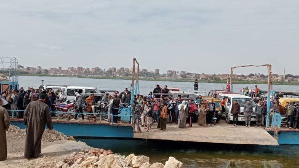 حادث معدية كفر منصور اليوم