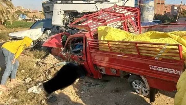 حادث محور سمالوط اليوم